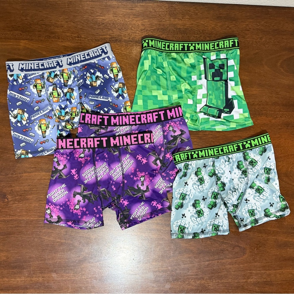 Kids Minecraft Boxer Briefs Set - Multicolor -10
